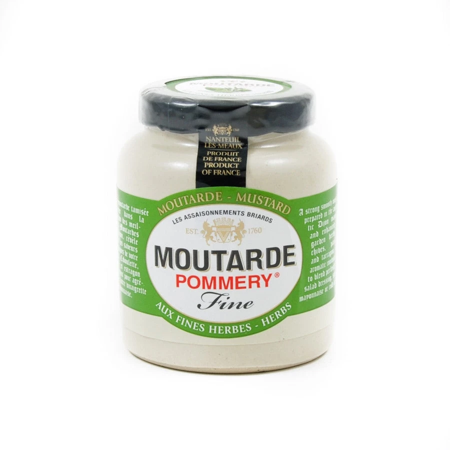 Pommery Moutarde Aux Herbes Pommées - Chives, Persil Et Amp; Tarragon 100g Ingrédients 3 Pommery Moutarde Aux Herbes Pommées - Chives, Persil Et Amp; Tarragon 100g Ingrédients