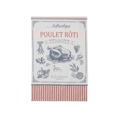 Linge De Cuisine Coucke Serviette à Thé Française - Poulet Roti