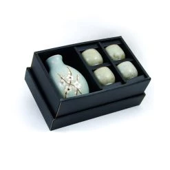 Kiji Stoneware & Ceramics Kiji Stoneware & Céramique Sakura Blossom Sake Set Tableware