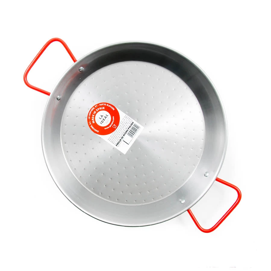 La Ideal Steel 12 Personnes Paella Pan 40cm 3 La Ideal Steel 12 Personnes Paella Pan 40cm