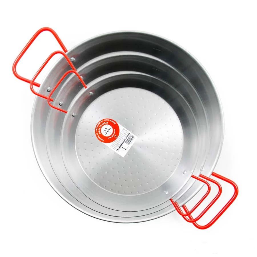 La Ideal Steel 12 Personnes Paella Pan 40cm 4 La Ideal Steel 12 Personnes Paella Pan 40cm – Image 2
