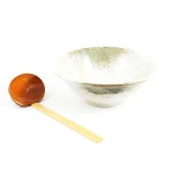 Kiji Stoneware & Ceramics Kiji Stoneware & Ceramics Tableware Small Yukishino Ramen Bowl 12 Kiji Stoneware & Ceramics Kiji Stoneware & Ceramics Tableware Small Yukishino Ramen Bowl -Sous Chef Boutique stoneware bowl earthy colours light 19.5cm ladel