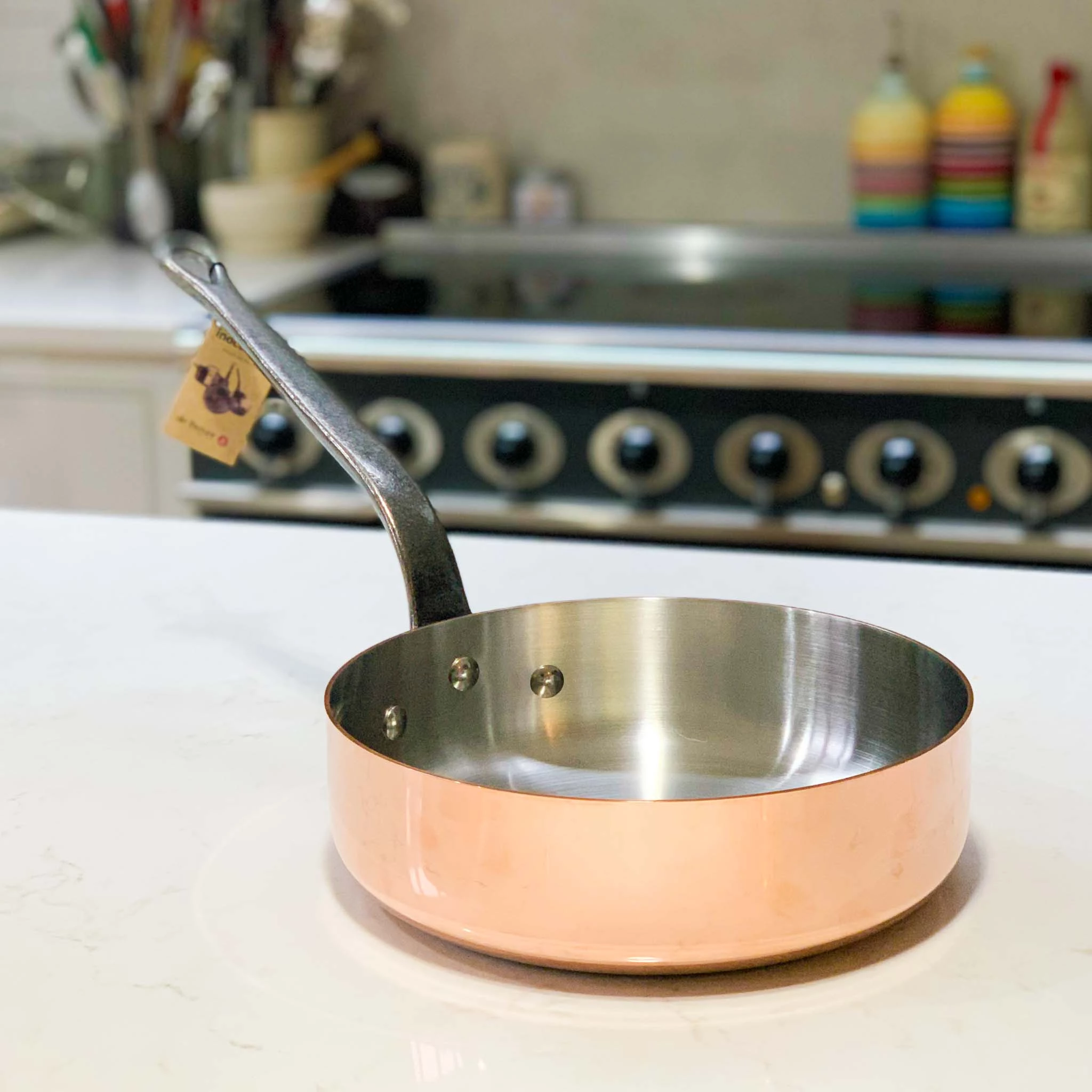 De Buyer De Acheteur Prima Matera Induction-Compatible Cuivre Saute Pan - Cuisinière Droite 5 De Buyer De Acheteur Prima Matera Induction-Compatible Cuivre Saute Pan - Cuisinière Droite – Image 3