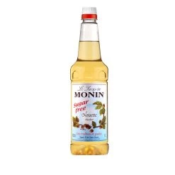 Monin Sucre Sans Noisettes Sirop 1 Litre Cocktail Making & Barware