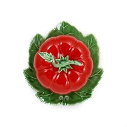 Bordallo Pinheiro Tomato Butter Dish Avec Couverture