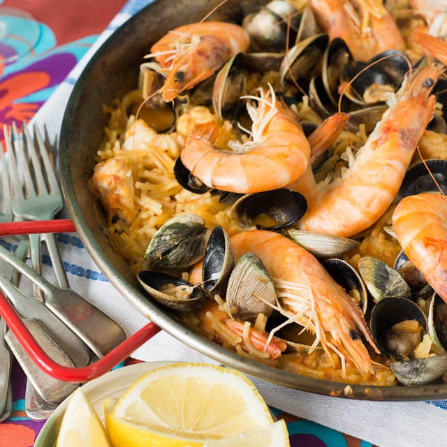 La Ideal Poêle La Idéale Paella, 8 Personnes 33,5cm Cuisinière Dia 4 La Ideal Poêle La Idéale Paella, 8 Personnes 33,5cm Cuisinière Dia – Image 2