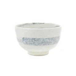 Kiji Stoneware & Ceramics Kiji Stoneware & Céramique Blanc & Gris Swoosh Noodle Bowl Vaisselle