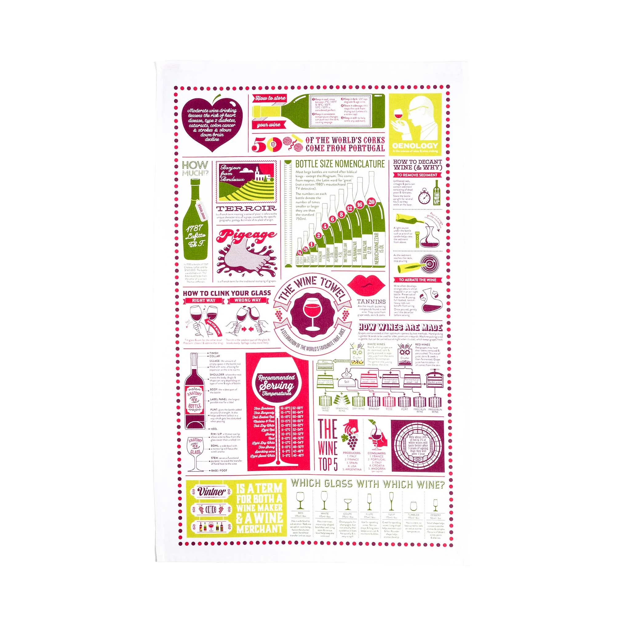 Linge De Cuisine Stuart Gardiner Serviette De Vin 3 Linge De Cuisine Stuart Gardiner Serviette De Vin